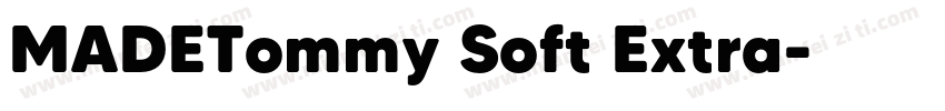 MADETommy Soft Extra字体转换